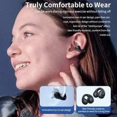 T75 Bluetooth 5.3 Bone Conduction Wireless Sports Earbuds Waterproof Ear Hook