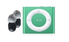 Swim iPod Shuffle & earphones & Buds bundle 100% Waterproof, new battery