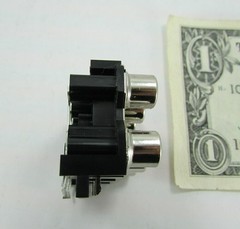 Board Mount 6 Position RCA Female Jacks Audio Video Connector Socket TV Stereo
