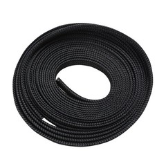 50 Feet 3/8″ Expandable Wire Cable Sleeving Sheathing Braided Loom Tubing Black