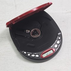 Durabrand CD-50 Portable CD Player Red Tested Works Discman Style 1-Bit DAC Y2K