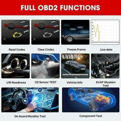 2026 THINKCAR SR6 OBD2 Scanner ABS SRS Diagnostic Tool Oil SAS EPB TPMS Reset