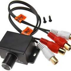 Universal Car Amplifier RCA Level Controller Audio Bass Control Knob Cable