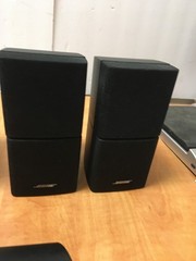 Bose Double Cube Swivel Acoustimass Lifestyle Lot Of 5 Speakers