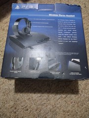 Sony Playstation 3 Wireless Gaming Black Headset Model PS3 No Dongle