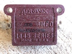 (x2) Lot of Aerovox Mica Capacitor 0.005 MFD 46-1200VDCW 1445 Series