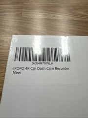 IKOPO 4K Dash Cam Recorder Front and Rear, 30FPS UHD 2160p Night Vision