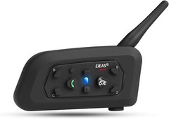 V6 Pro Motorcycle Helmet Bluetooth Intercom Headset ESP Noise Reduction IP65