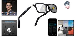 Smart Translation Glasses Compatible with Smartphone 164 Languages Bluetooth …