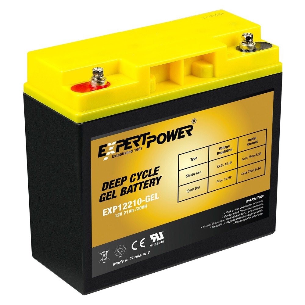12V 21AH GEL DEEP CYCLE Battery replaces 12V 22AH