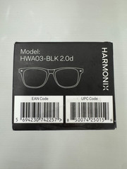 Harmonix – SonaVue Audio Reader Glasses – +2.0D – Black