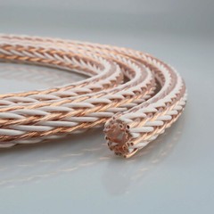 12TC 24 Strands 5AWG 8N OCC Pure Copper Bulk Cable HiFi Speaker Bi-wire DIY Lot