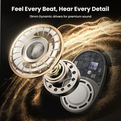 Bluetooth Headset Wireless Earphones Earbuds Stereo Headphones TWS 5.3 Ear Hook