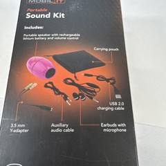 Ativa Portable Sound Kit For 3.5 Mm Headphone Jack Includes Y Adapter