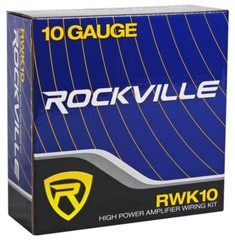Rockville RVA600.1 1200w Peak 4Ohm Stable Mono Amplifier + Amp Kit