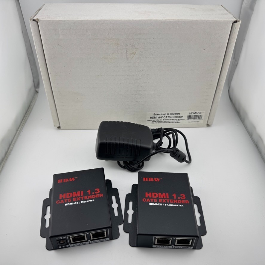 H DAV HDMI 1.3 over CAT5 Extender Ethernet HDMI-C5 Up to 1080p @ 40 meters
