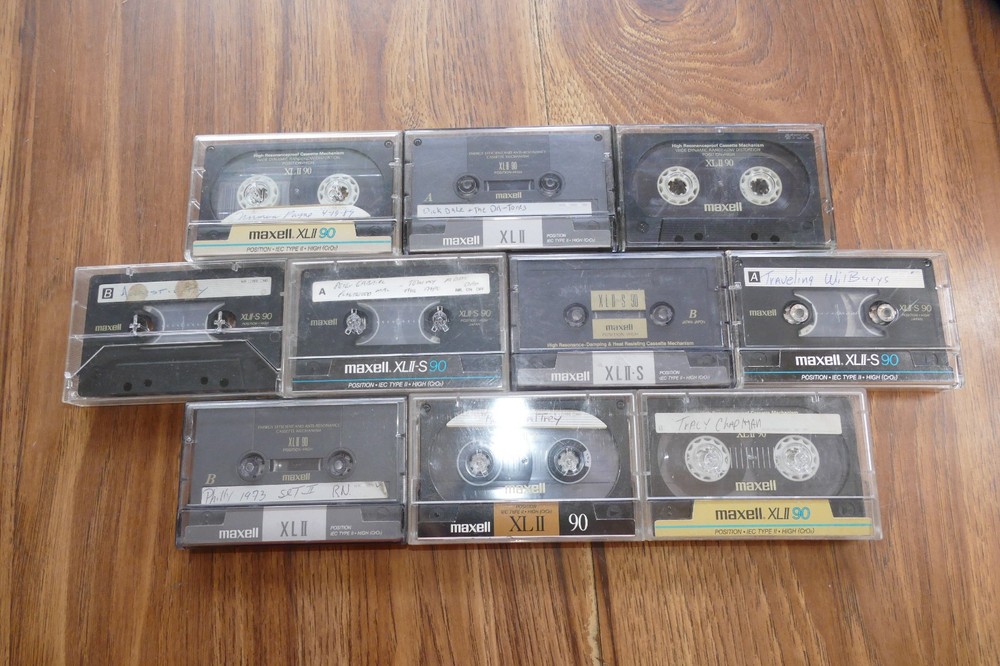 Lot of 10 Maxell High Bias Cassettes XLII XLII-S 90 – Used