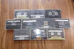 Lot of 10 Maxell High Bias Cassettes XLII XLII-S 90 – Used