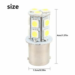 10x LED Bulbs BA15S 1156 1141 13-SMD High Bright Car LED Bulbs Lamps Pure White
