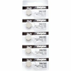 Ten (10) Energizer 390/389 SR1130S Silver Oxide Coin Cell Batteries 1.55V**