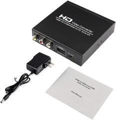 High Resolution HDMI to RCA Converter, Supports 4K Input and 1080P Output