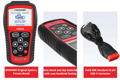KW808 car for 12V fault scanner car OBD2 EOBD CAN fault diagnosis detector