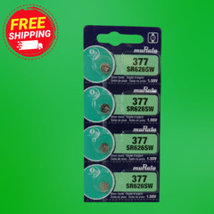Murata 377 SR626SW Watch Battery (Exp 2032 ) 4Pc