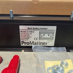 ProMariner Multi Battery Isolator, 130A, Model 2-130-2