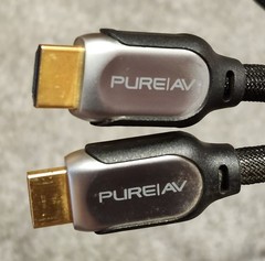 Belkin PureAV Braided HDMI A/V Cable for Audio/Video Device 8FT Gold Plate