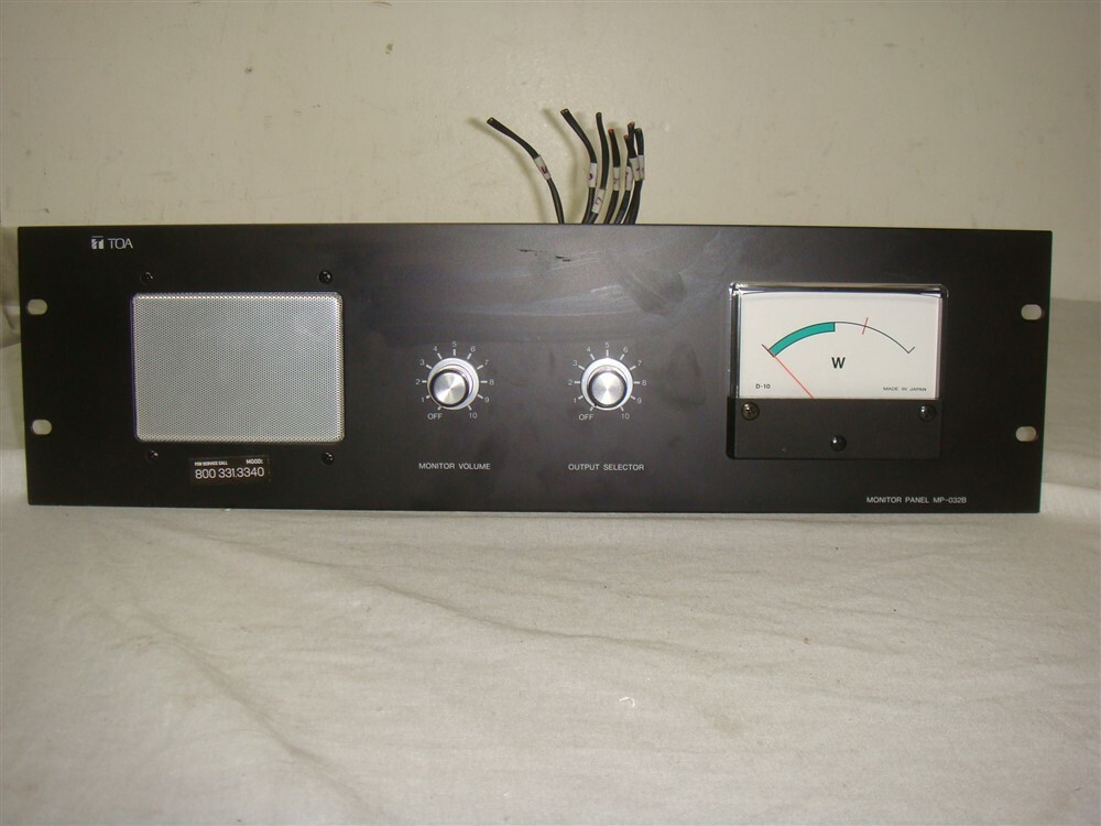TOA MP-032B 10 CHANNEL PASSIVE MONITOR PANEL