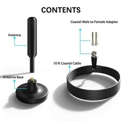 5600 Miles Digital TV Antenna Indoor HDTV Amplified Signal Booster 4K HD 1080P