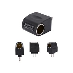 110V – 240V AC Plug To 12V DC Car Cigarette Lighter Converter Socket Adapter Lot