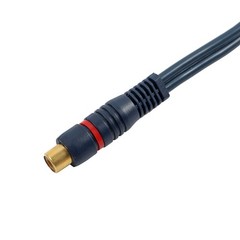 Audio Y-Converter Splitter Adapter RCA 1 Female to 2 Male New