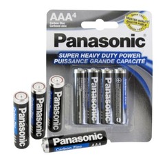 40x Panasonic AAA 1.5V Batteries Heavy Duty Power Carbon Zinc Triple A -Exp 2026