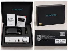 TOPPING L30 II Silver Class AB 2-Ch Hi-Res Headphone Amp RCA 220-230V