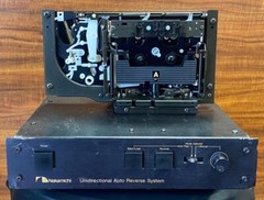 NAKAMICHI UNIDIRECTIONAL AUTO REVERSE SYSTEM DEMO UNIT- NOT WORKING FOR PARTS.