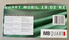Old School MB Quart QM 19.02 NX, 90-7208 — Tweeter w/ 12dB Cable Crossover, NOS