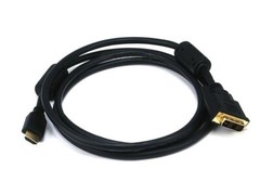 3FT High Speed HDMI Cable to DVI Adapter Cable 6ft with Ferrite Cores Black 2661