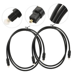 6FT Digital Fiber Optic Audio Cable Cord Optical TosLink for TV DVD AMP USA Lot