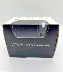 Ativa Wireless Speaker, Bluetooth Enabled, Black, Item 3416115