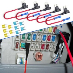 15Pcs Fuse TAP ADAPTER KIT 15 Amp 20Amp 12V Car Add-a-circuit Mini ATM APM Blade
