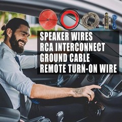 4 Gauge 2300W Car Audio Amp Install Kit RCA Wire Subwoofer Wiring CCA