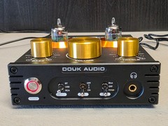 Douk Audio P1 HiFi Bluetooth Vacuum Tube Preamp USB DAC Stereo Headphone Amp