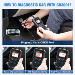 LAUNCH Creader 3001 Full OBD2 Scanner Car DTC Fault Code Reader Diagnostic Tool