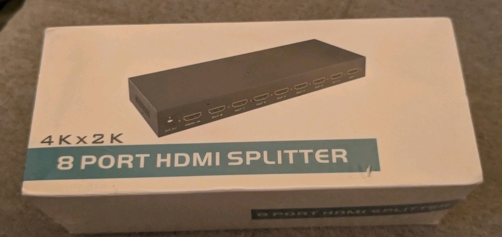 MT-VIKI 4K 1×8, 8 Port Powered HDMI Splitter Multi Monitor Outputs 4Kx2K@30Hz