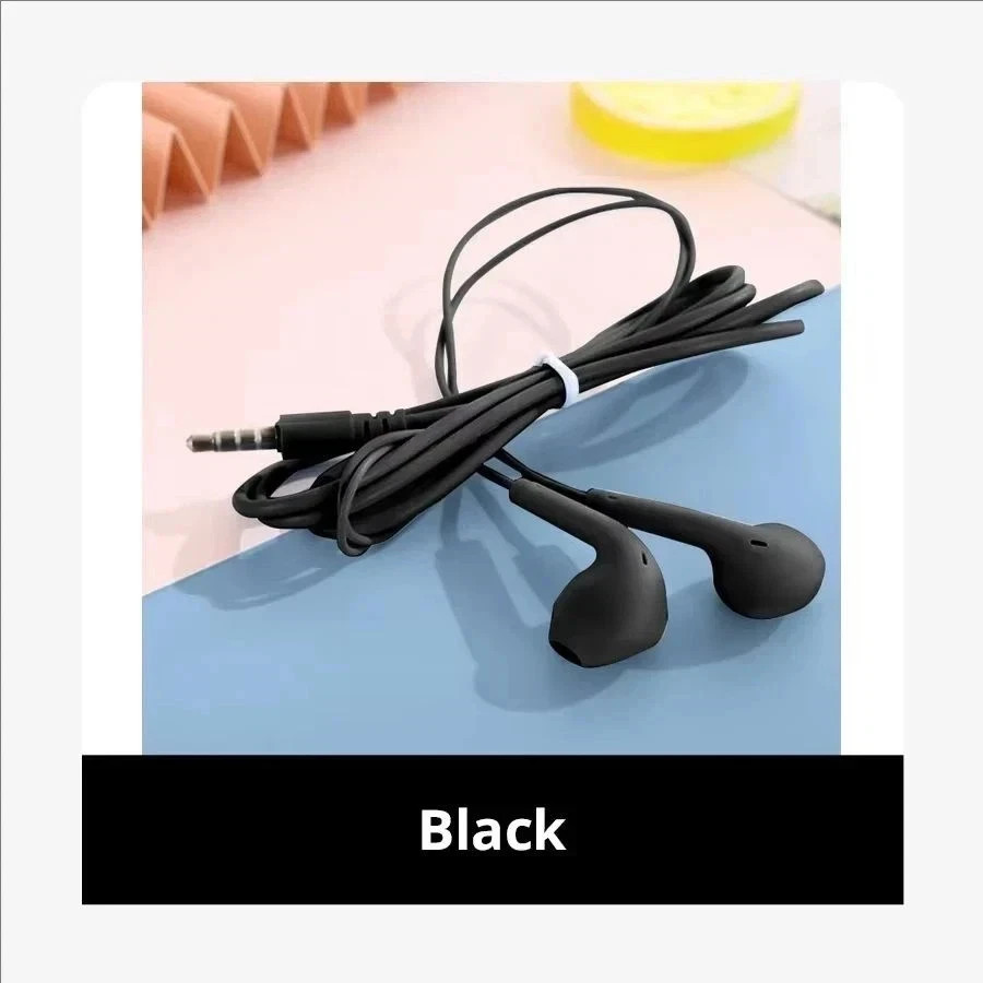Headphones Wired Earphone White Headphones Earbuds 3.5mm Jack for Android iOS US