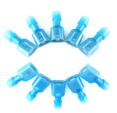 400x Insulated Male Female Spade Terminal Crimp Quick Disconnect Wire Connectors