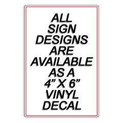 Please Do Not Block Driveway Thank you Metal 8″ x 12″ Sign SDNB010