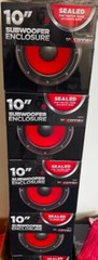 NEW Metra TCBX-110 TruConnex 10″ Single Sealed Subwoofer Enclosure Car Sub Box