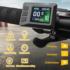 E-bike KT Controller 30A-50A LCD5 LCD8H LCD7C Display Sine Wave Controller Kit